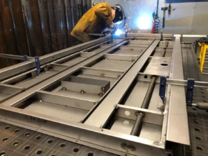 Security-door-factory-welding-the-doors