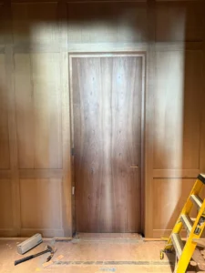 Safe room design and certified security doors installed in luxury residence